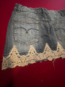 JIXI Denim jean mini, size 11,#17w