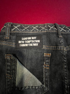 Jean Mini Skirt, size M, #17t