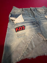 Load image into Gallery viewer, Recycled Jean Skirt, size 10/30, #17r
