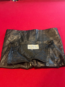 Monroe & Main Leather skirt, size 14, #17S