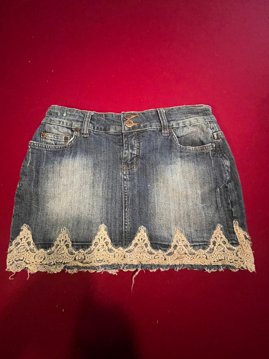 JIXI Denim jean mini, size 11,#17w