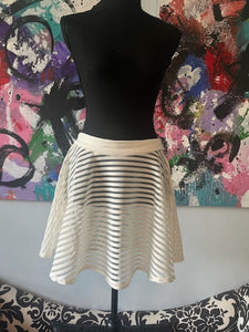 Sheer Ivory Skirt, size XL