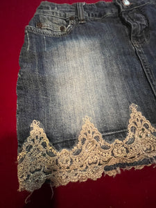 JIXI Denim jean mini, size 11,#17w