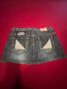 Jean Mini Skirt, size M, #17t