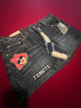 Load image into Gallery viewer, Jean Mini Skirt, size M, #17t
