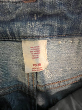Load image into Gallery viewer, Recycled Jean Skirt, size 10/30, #17r
