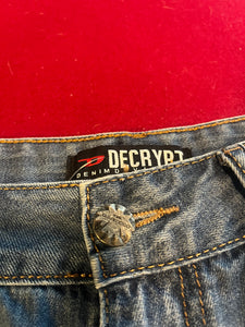 Decrypt jean shorts, size 30, #17A