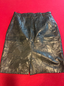 Monroe & Main Leather skirt, size 14, #17S