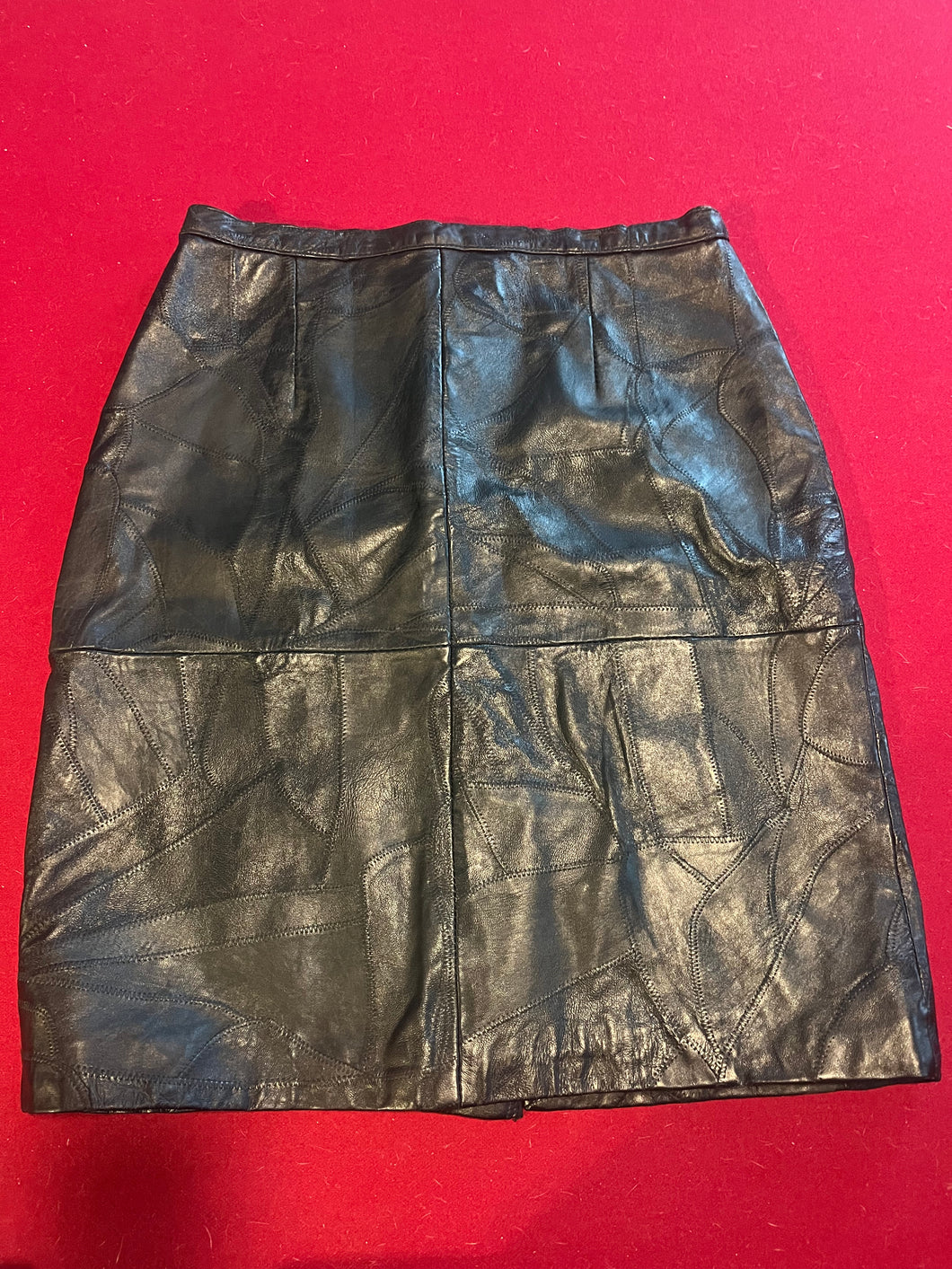 Monroe & Main Leather skirt, size 14, #17S