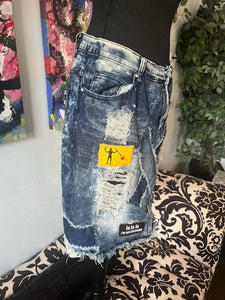 TRILL Distressed Jean Skirt, size XL. #970