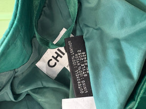 Chia Leather Skirt, size 10  #1489