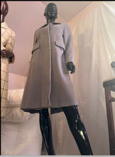 Load image into Gallery viewer, UNISEX VINTAGE WOOL TRENCH,size M. #1744
