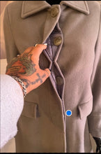 Load image into Gallery viewer, UNISEX VINTAGE WOOL TRENCH,size M. #1744
