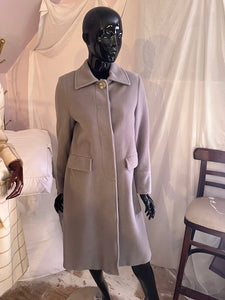 VINTAGE WOOL TRENCH,size M. #1744