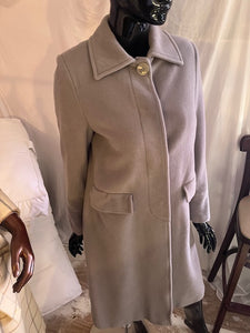 VINTAGE WOOL TRENCH,size M. #1744