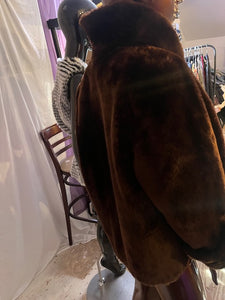 Vintage Fur Coat, size M, #1746