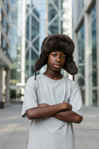 Fur Hat, one size fits most  #1447