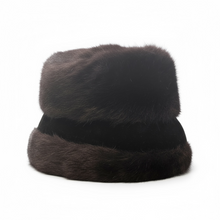Load image into Gallery viewer, Fur Bucket Hat, size M  #1446
