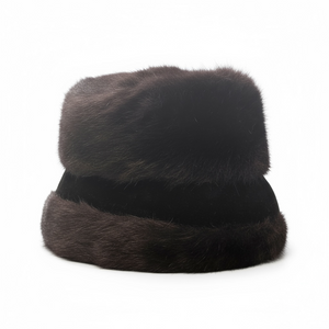 Fur Bucket Hat, size M  #1446