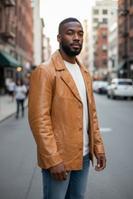 Load image into Gallery viewer, Gardini Italian Leather Blazer, size XL  #3023
