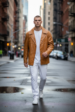 Load image into Gallery viewer, Gardini Italian Leather Blazer, size XL  #3023
