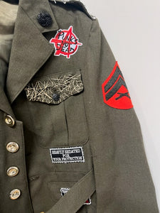 Custom Military Jacket, size S/M #5002