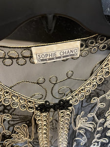 Vintage Sophie Chang Top, size M/L  #1984