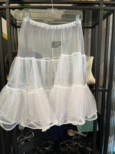 Sheer Ruffle Skirt, size M.  #952