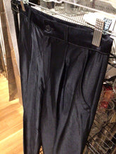 Load image into Gallery viewer, BLACK SATIN COCKTAIL Pants, Size S  #349
