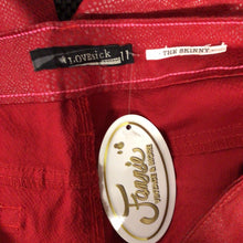 Load image into Gallery viewer, LOVESICK RED JEAN, size 11  #2024
