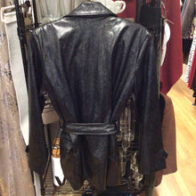 Load image into Gallery viewer, TRUE PEOPLE FAUX LEATHER COAT, size M  #1171
