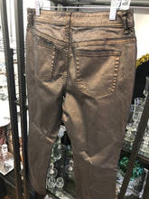 Load image into Gallery viewer, Metallic Jeans, size 8  #2025
