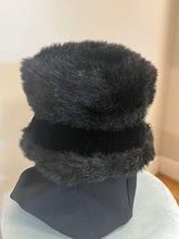 Load image into Gallery viewer, Faux Fur Bucket Hat, size OSFM  #1444
