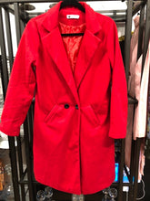 Load image into Gallery viewer, Red Wool Coat, size 1X. #1725
