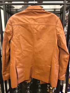 Vintage Leather Blazer/Coat, size M  #1523