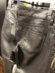 Express Metallic Silver Jean, size 12  #2008