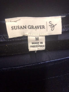 Susan Graver Velvet Dress, size M  #3171