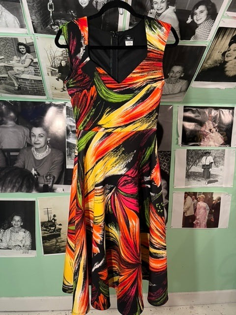 Tropical Dress, size M  #3228