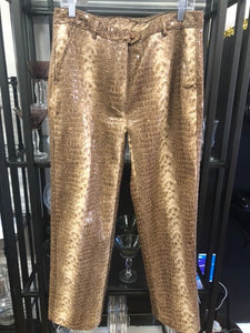 Selene Faux Leather Pants, size 12  #1517