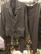 Load image into Gallery viewer, Black Pin Stripped Suit, Size 18  #346
