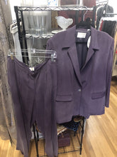 Load image into Gallery viewer, PURPLE SILK SUIT, size 16  #1914
