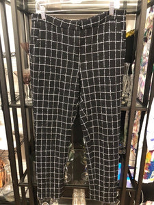 Black Textured Pants, size 10  #357