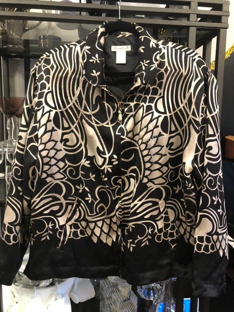 Silk jacket/ Blazer, size XL  #3065