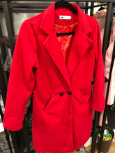 Load image into Gallery viewer, Red Wool Coat, size 1X. #1725
