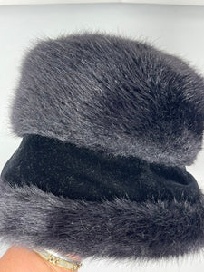 Fur Bucket Hat, size M  #1446