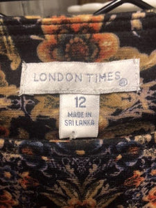 LONDON TIMES, size 12  #3165