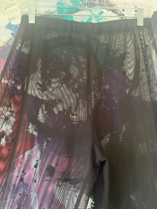 Sheer Black Pants, size M, #1184