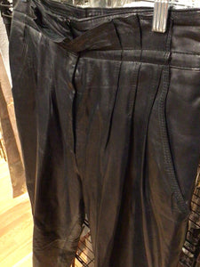 GENUINE LEATHER PANTS, size 12  #1502