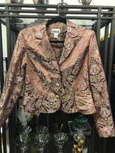 Load image into Gallery viewer, Vintage Metallic Blazer, size 14  #3079
