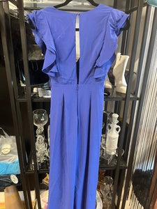 Royal Blu Jumpsuit, size S  #3255